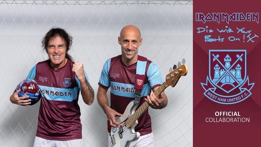 O baixista Steve Harris participou da criação do uniforme especial - Reprodução/Instagram