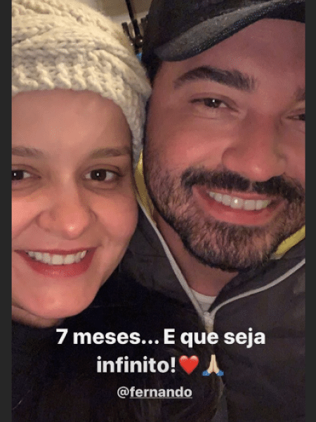 Maiara e Fernando comemoram sete meses de namoro - Reprodução/Instagram