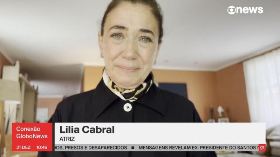 Lilia Cabral lamenta a morte de Pedro Paulo Rangel  - Reprodução/Globo