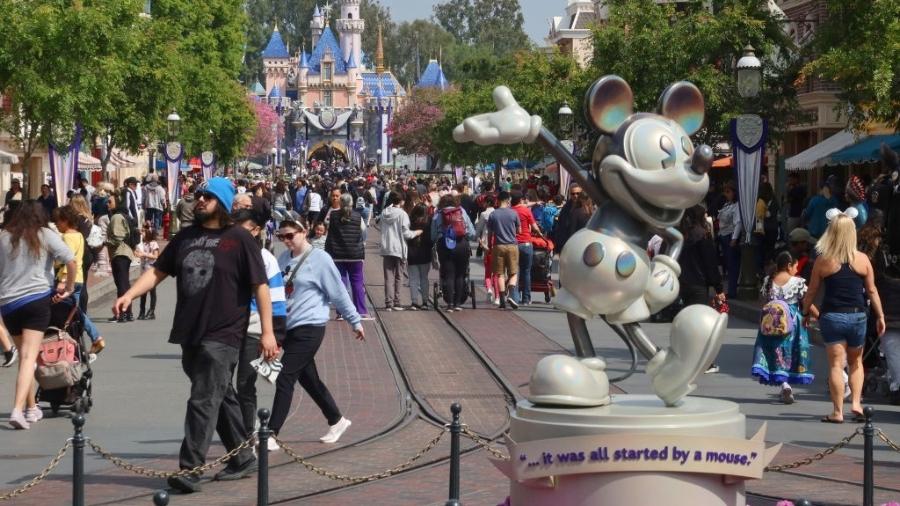 Disneyland em Anaheim, no estado americano da Califórnia