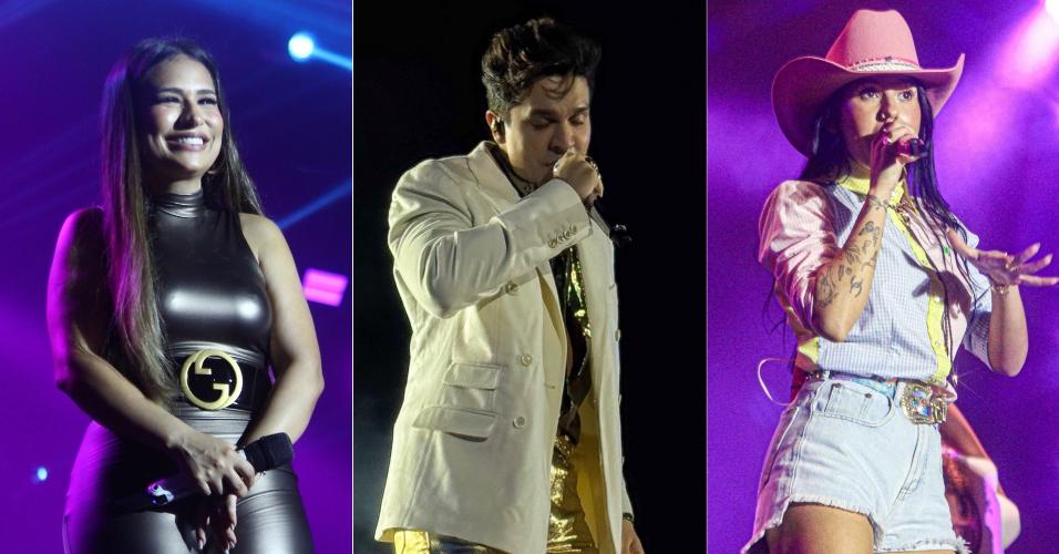 Simone Mendes, Luan Santana e Ana Castela se apresentam no festival Universo Alegria em Porto Alegra