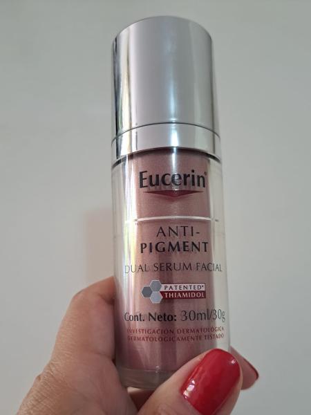 Creme da Eucerin clareia manchas, mas precisa usar com filtro solar