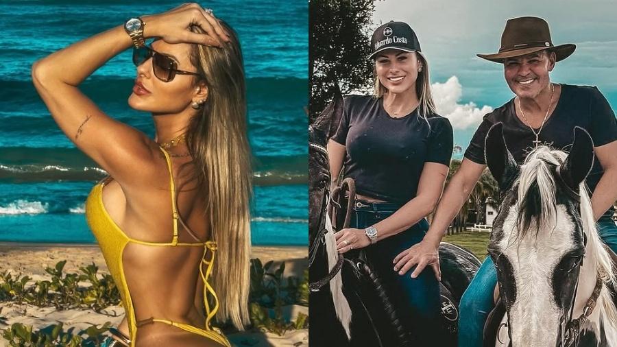Mariana Polastreli, esposa de Eduardo Costa, apagou fotos sensuais de biquíni após 'bronca' do cantor Mariana Polastreli, esposa de Eduardo Costa, apagou fotos sensuais de biquíni após 'bronca' do cantor