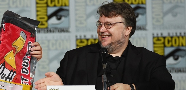 11.jul.2015 - Guillermo del Toro faz participação especial no painel de "Os Simpsons" durante a Comic-Con - Ethan Miller/Getty Images