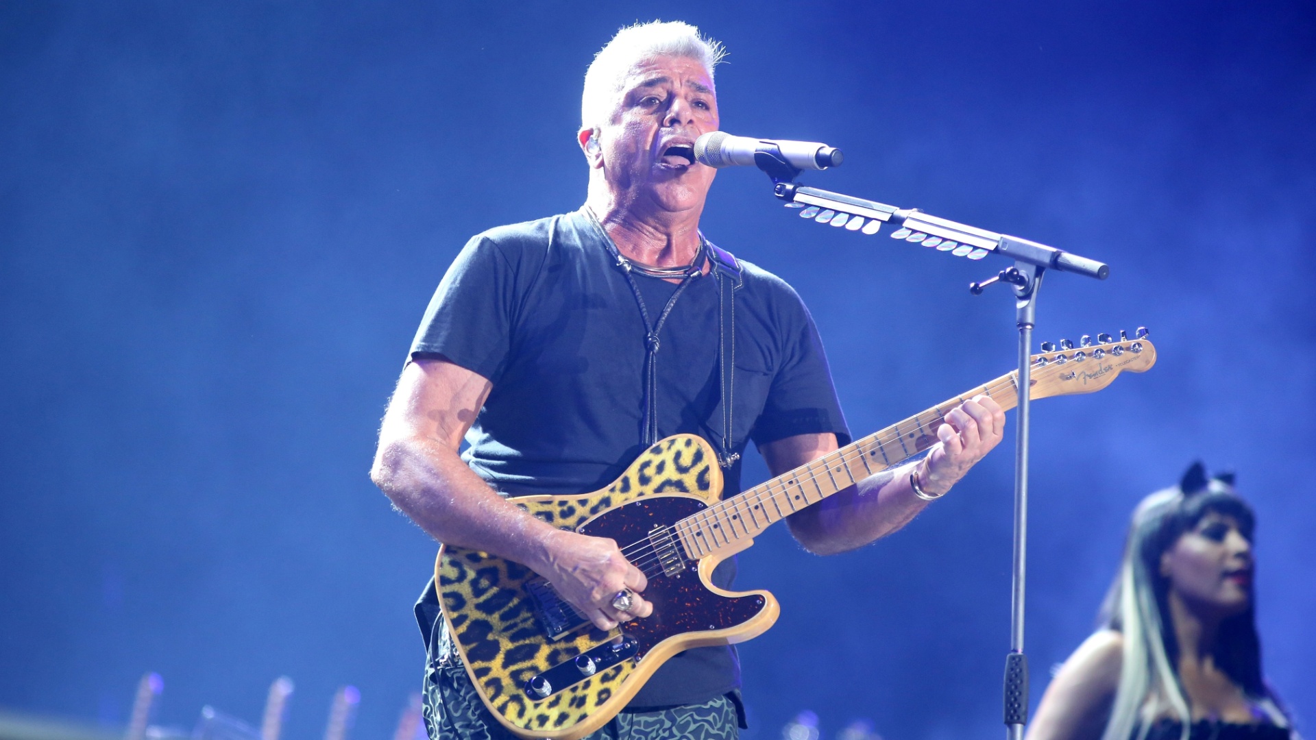 26.set.2015 - Lulu Santos abre as apresentações no palco Mundo no sexto dia do Rock in Rio 2015 - Fernando Maia/UOL