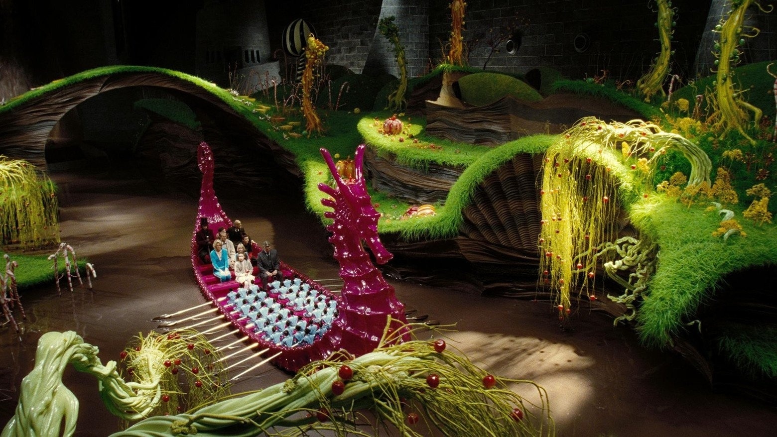 Cena do filme "A Fantástica Fábrica de Chocolate" (2005) - Reprodução