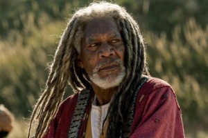 Morgan Freeman usou barba e dreads em "Ben-Hur" - Reprodução/Paramount - Reprodução/Paramount