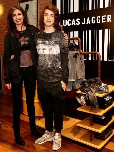 Luciana Gimenez e o filho Lucas Jagger - Manuela Scarpa/Brazil News