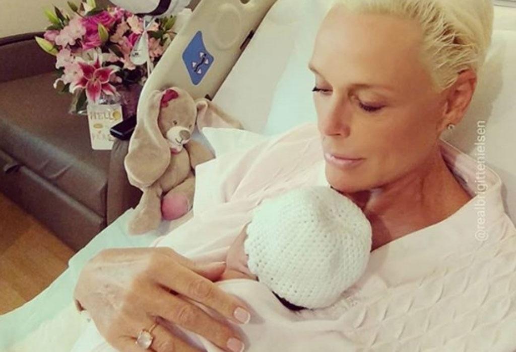 Brigitte Nielsen com a filha Frida - Reprodução