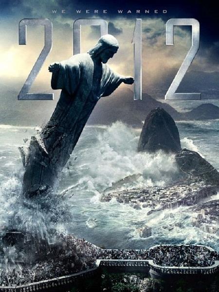 Cristo Redentor é destruído no cartaz do filme-catástrofe "2012" - Divulgação