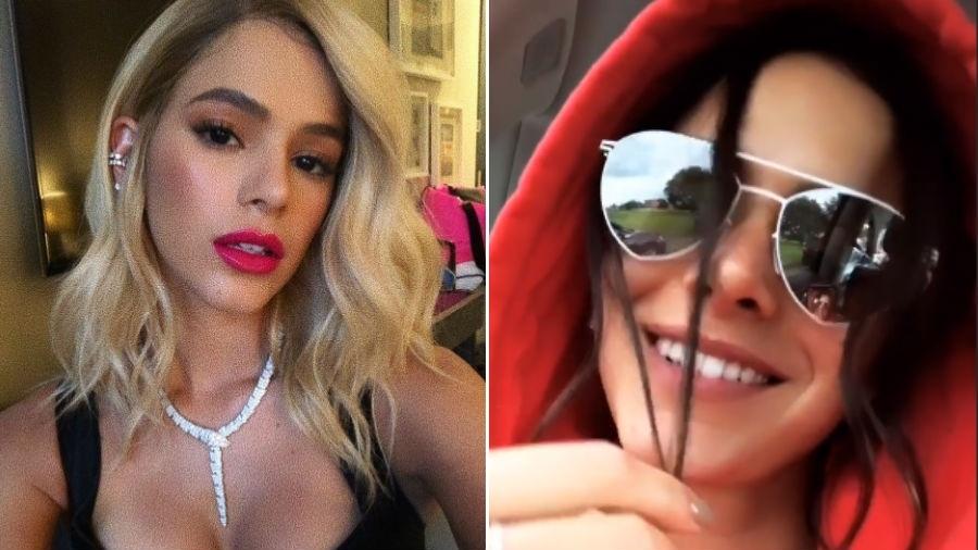 Bruna Marquezine com a peruca loira e agora, novamente morena - Reprodução/Instagram