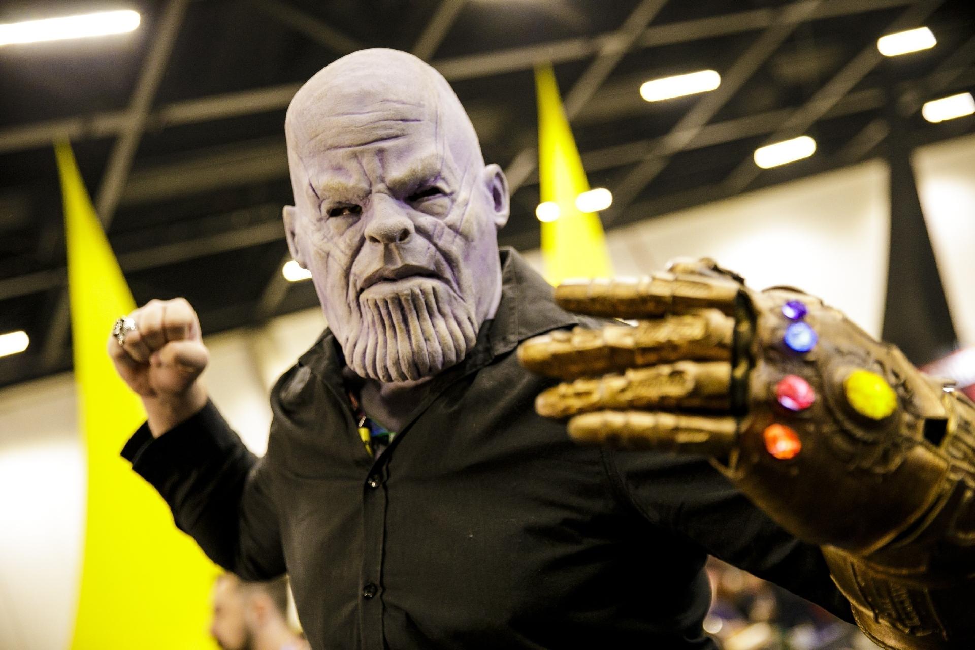 Cosplayer de Thanos circula pela CCXP 2018 - Mariana Pekin/UOL