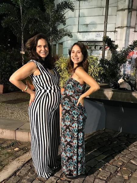 Aline Fanju e Daphne Bozaski, mãe e filha em "Malhação - Viva a Diferença", estão grávidas - Reprodução/Instagram/daphnebozaski