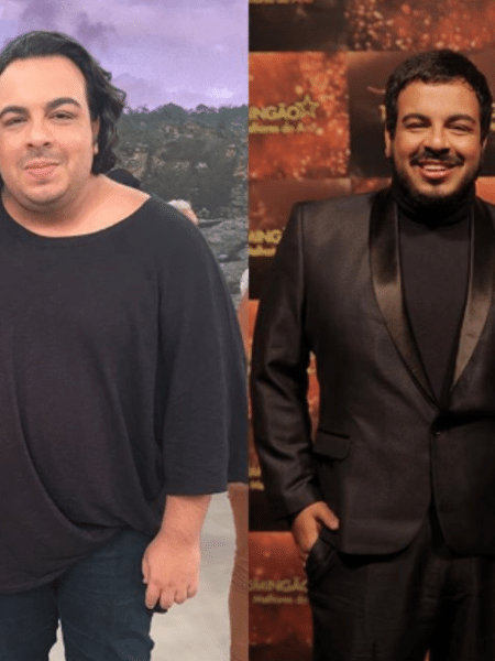 Luis Lobianco mostra antes e depois de perder peso - Reprodução/Instagram