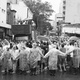 2010 O primeiro desfile do Baixo Augusta, que tinha sido criado em agosto de 2009. Na época, a subprefeitura da Sé, só deixou que o bloco saísse se o percurso fosse feito na calçada da rua Augusta. O que, evidentemente, deu problema. As pessoas terminaram indo para o meio da rua, e criou-se tumulto. - Frâncio de Holanda/Divulgação