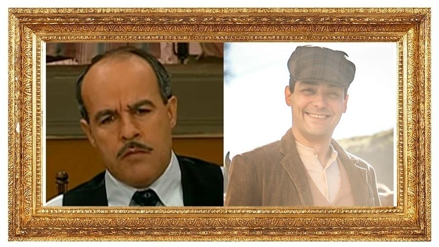 Osmar Prado deu vida a Zeca, personagem de Eduardo Sterblitch - Reprodução/SBT/Globo/Raquel Cunha/Montagem UOL