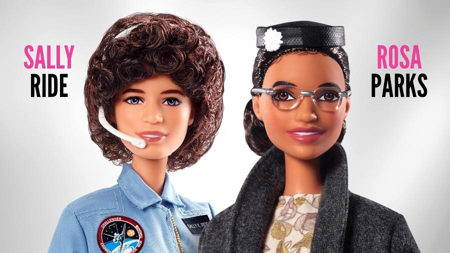 Barbie terá bonecas de Rosa Parks, do movimento negro, e astronauta Sally Ride - divulgação/Mattel