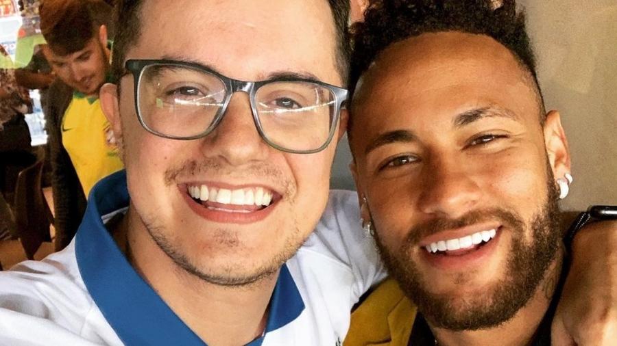 Pastor Deive Leonardo com o jogador Neymar - Reprodução/Instagram