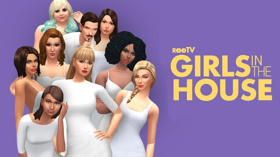 Girls in the House é uma série feita usando The Sims e já tem quatro temporadas lançadas - Reprodução