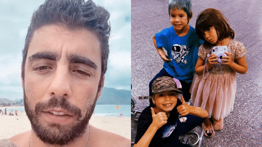 Pedro Scooby mostrou momentos de lazer com os filhos no Rio de Janeiro - Reprodução/Instagram/@pedroscooby