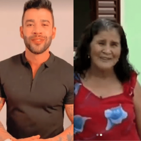 Gusttavo Lima e sua mãe, Sebastiana - Reprodução/Instagram