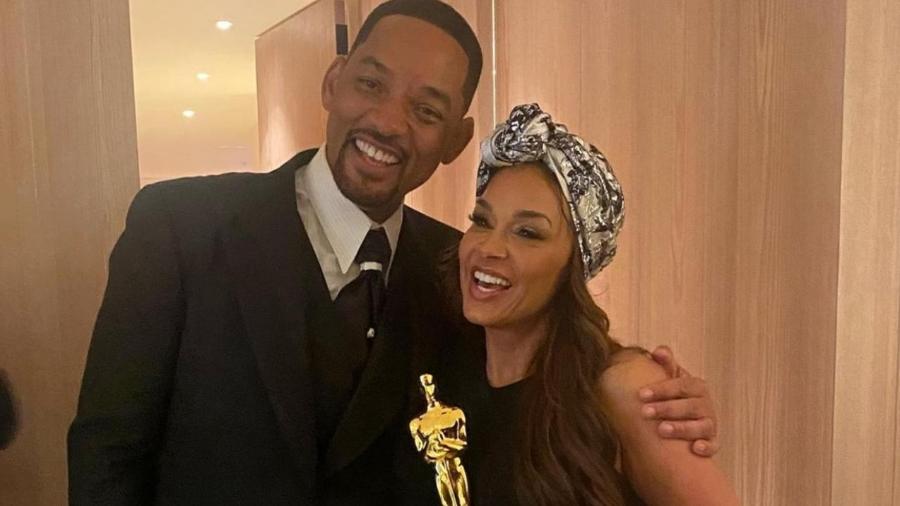 Will Smith e a ex-mulher, Sheree Zampino no Oscar 2022 - Reprodução/Instagram