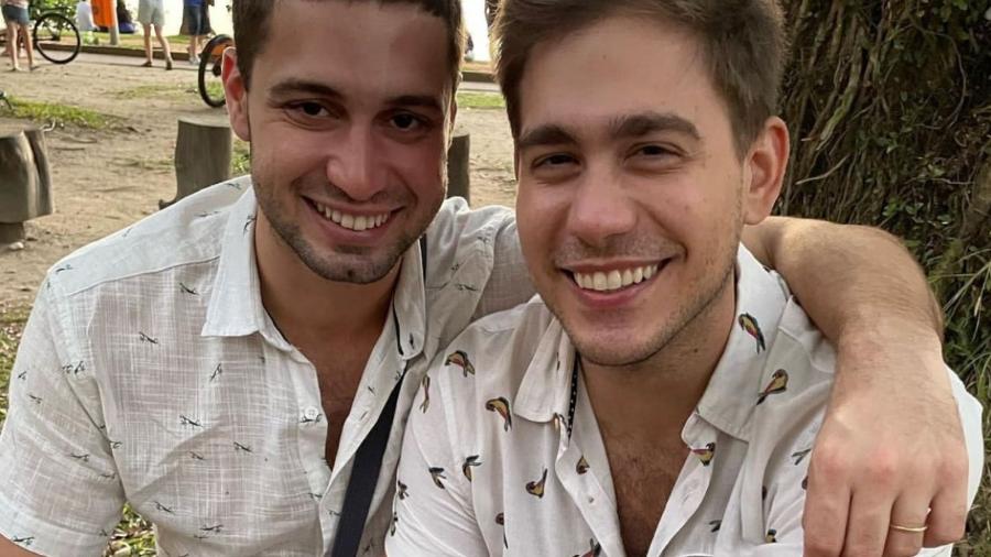 Os repórteres Erick Rianelli e Pedro Figueiredo planejam subir ao altar no próximo final de semana - Reprodução/Instagram