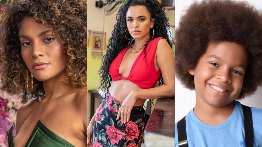 Bárbara Reis, Giovana Cordeiro e Levi Asaf, que estrelarão novelas da Globo neste ano - Divulgação