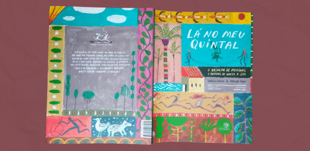 Capa do livro "Lá no meu quintal: O brincar de meninas e meninos de Norte a Sul"