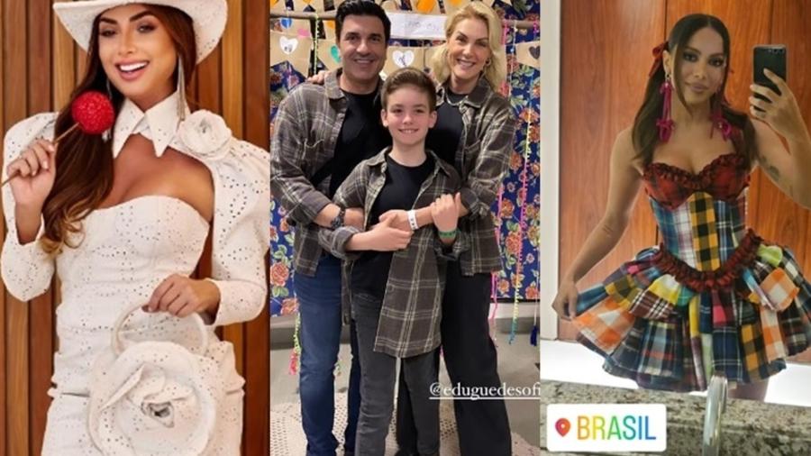 São João 2024: Famosos curtem festejos ao redor do país - Reprodução/Instagram