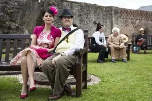 Fãs de Agatha Christie celebram juntos os 125 anos do nascimento da escritora - JACK TAYLOR/AFP