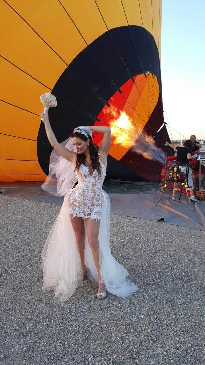 Laura Keller e Jorge Sousa sobem em balão, em Las Vegas, para celebrarem casamento - dgvipservices/r2assessoria