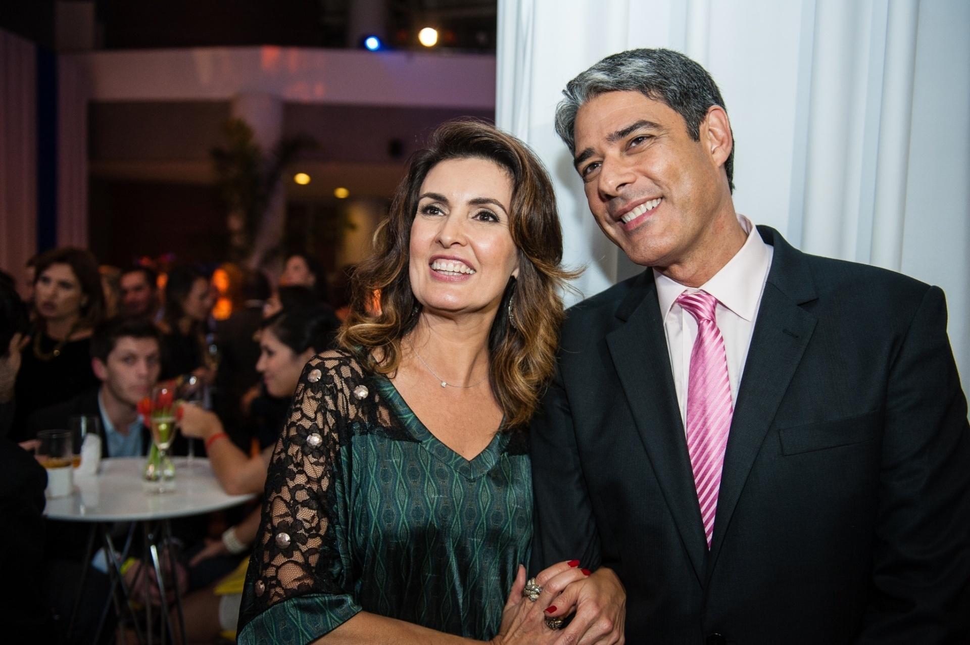 Fátima Bernardes e William Bonner chocaram a internet ao anunciarem a separação - Folhapress
