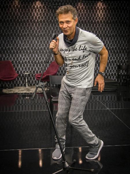 Nelson Freitas em ensaio do "Show dos Famosos" - Marilia Cabral/TV Globo - Marilia Cabral/TV Globo
