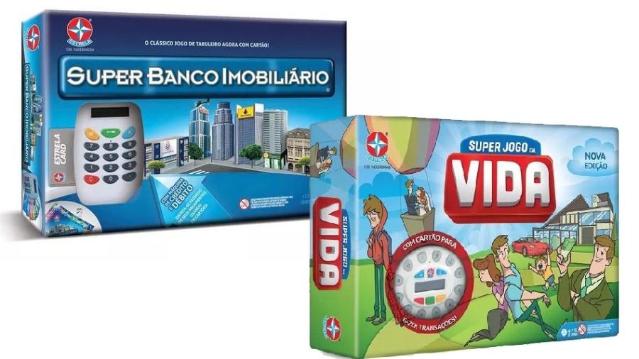 SUPER BANCO IMOBILIARIO TABULEIRO C/ MAQUINA CARTÃO FAMILIA