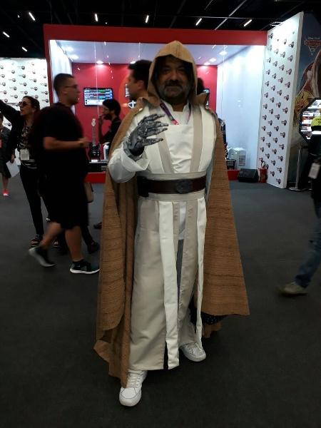 George Medeiros, 51, na CCXP 2017 de cosplayer de Luke Skywalker, de "Star Wars" - Paulo Pacheco/UOL