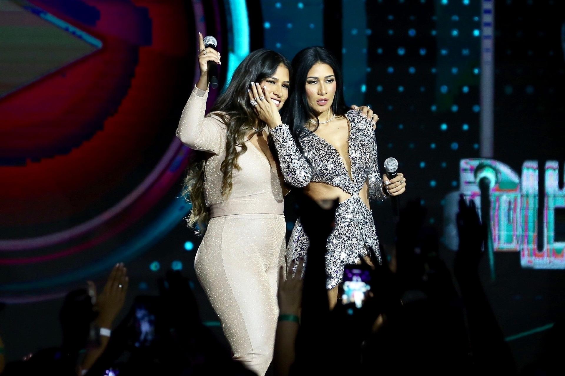 Simone & Simaria gravam o DVD "Aperta o Play", que marcou o retorno de Simaria aos palcos após ela se afastar para cuidar da saúde - Manuela Scarpa/Brazil News