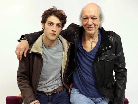 Chay Suede e Erasmo Carlos em foto de 2015, após os testes para o filme - Instagram/Reprodução