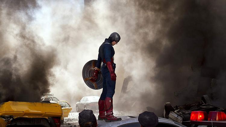 Chris Evans como o Capitão América em "The Avengers: Os Vingadores" - Divulgação - Divulgação