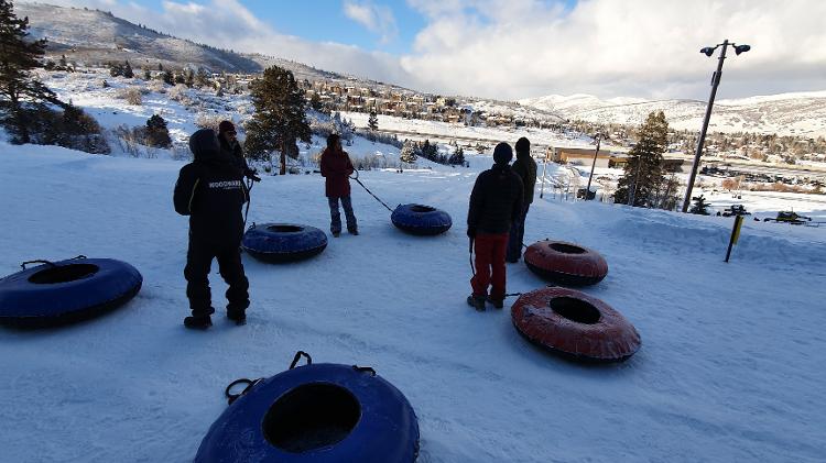 "Tubing", o esqui com boia, em Park City - Marcel Vicenti/UOL