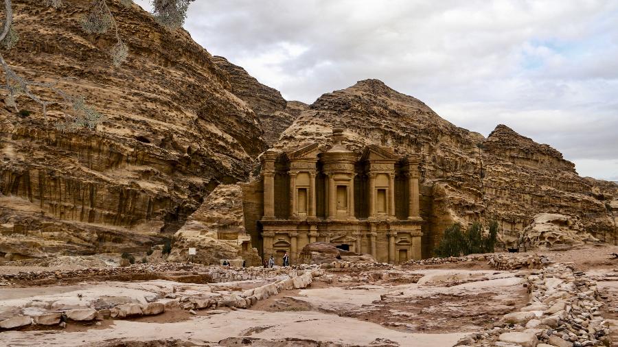 Petra, na Jordânia, atraiu um milhão de turistas em 2019, antes da pandemia - Getty Images