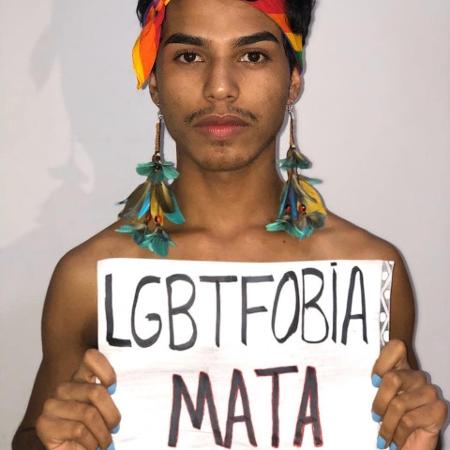 Danilo Tupiniquim em campanha contra homofobia - Reprodução/Instagram - Reprodução/Instagram