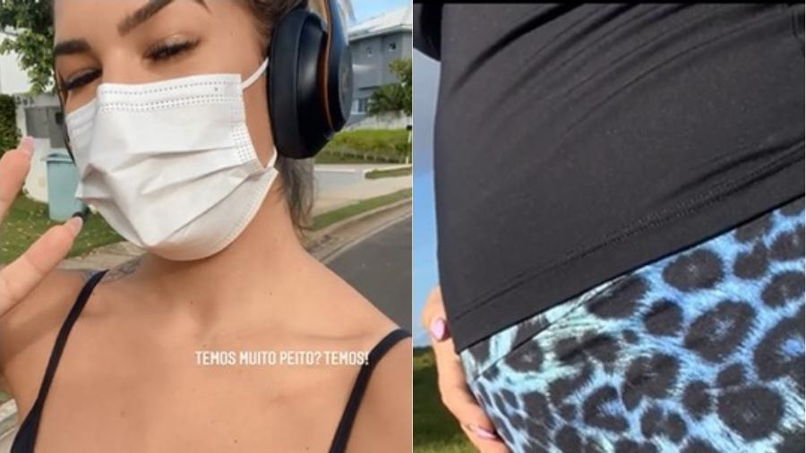 Lore Improta, que anunciou gravidez recentemente, fala sobre mudanças no corpo - Reprodução/Instagram