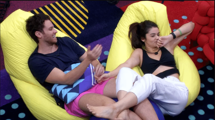 BBB 22: Lucas e Eslovênia acreditam que o primeiro paredão dos dois está próximo - Reprodução: Globoplay