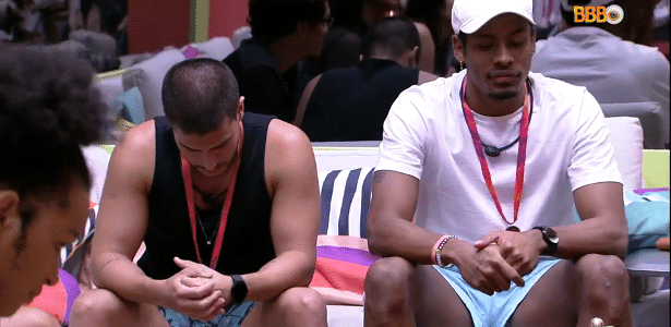 Paulo André e Arthur na casa do BBB