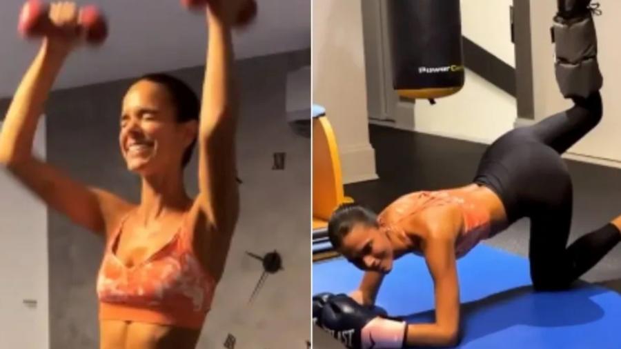 Bruna Marquezine exibe treino intenso - Reprodução/Instagram