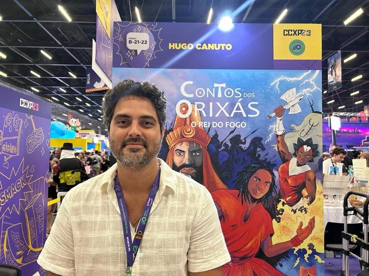 Hugo Canuto, ilustrador baiano, na CCXP 23