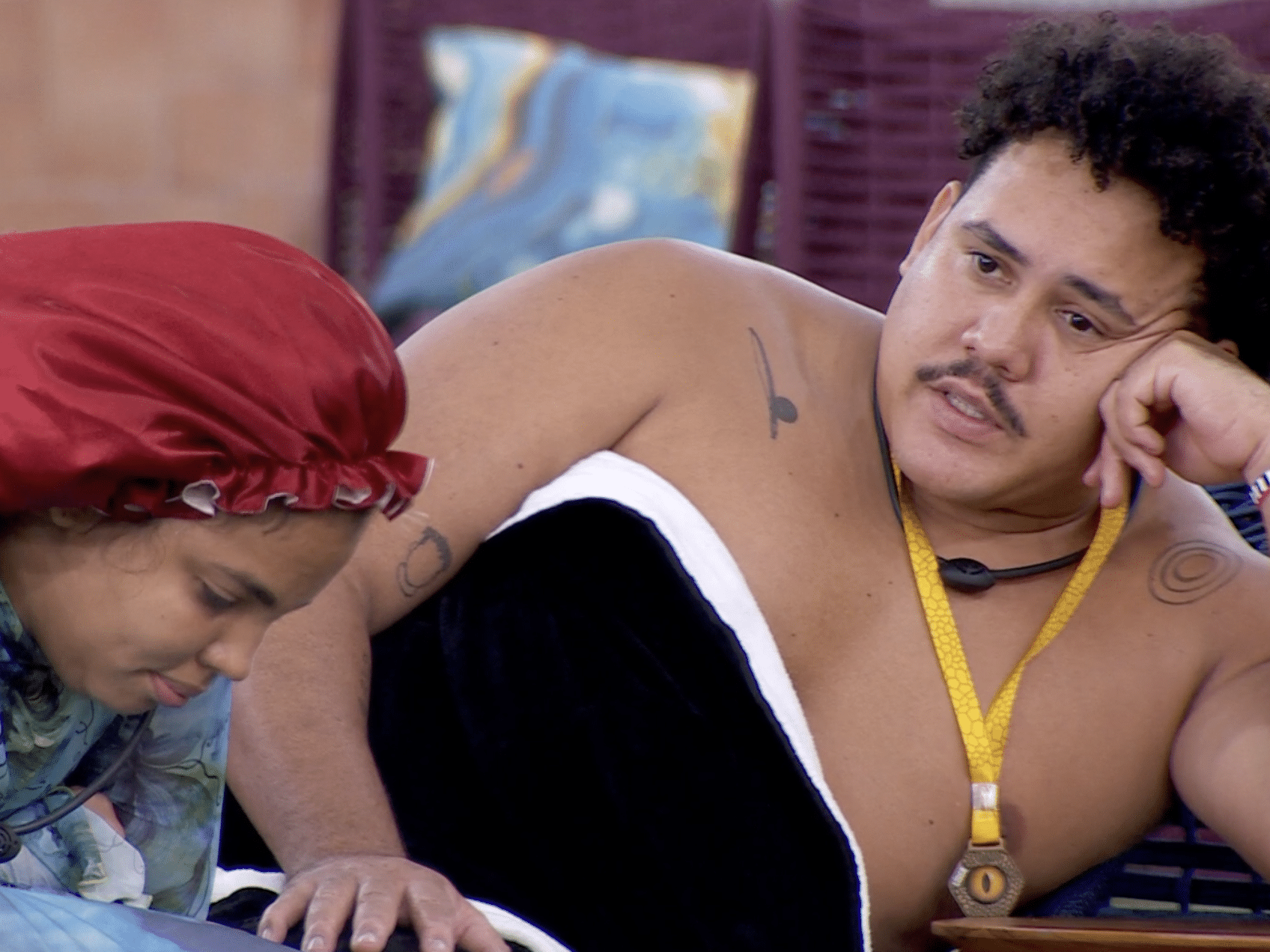 Lucas elogia Pitel no BBB 24: 'Mulher incrível, ser humano f*da'