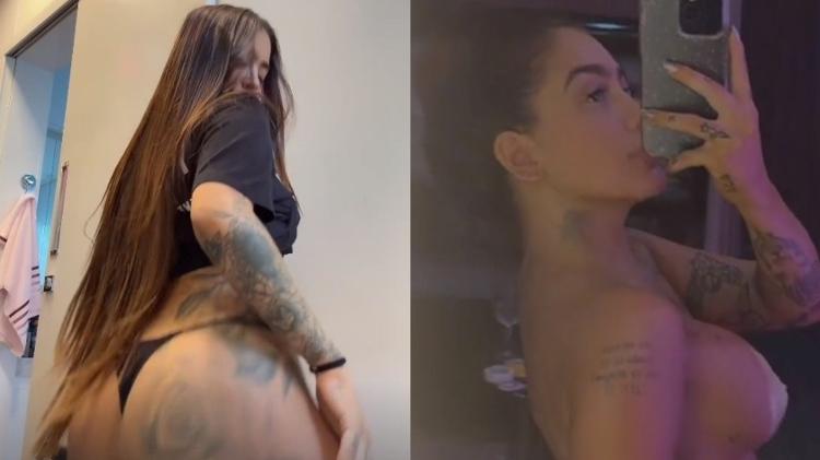 MC Mirella empina bumbum em vídeo e mostra bronzeamento artificial