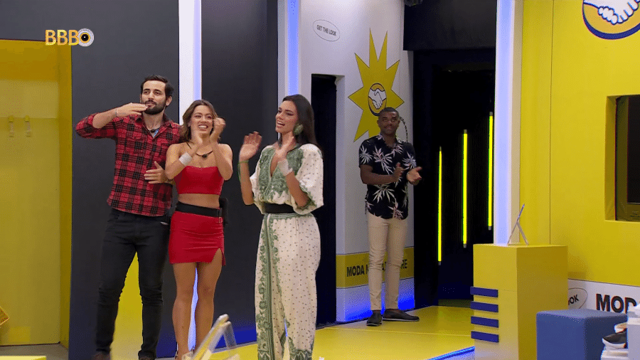 BBB 24: Matteus, Bia, Alane e Davi se despedem de Almoço do Anjo após bronca da produção